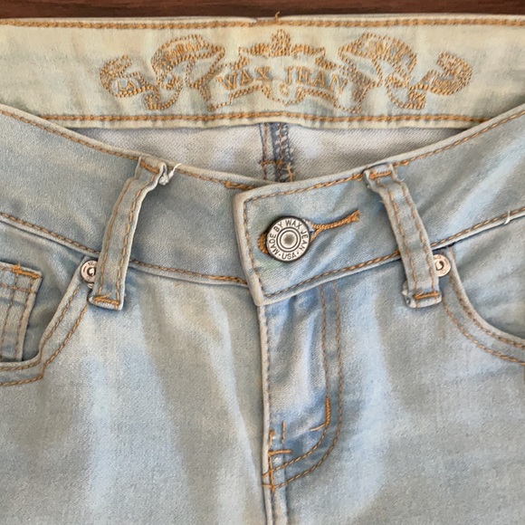 Light Blue Stretch Jeans - Picture 6 of 11